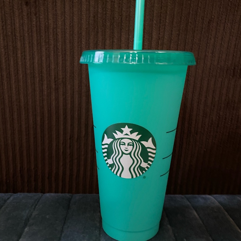 Green Starbucks Color-Changing and Reusabl…